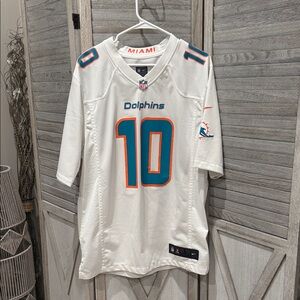 Nike NFL Miami Dolphins Away Football Jersey #10 Tyrek Hill. Pre owned size L
